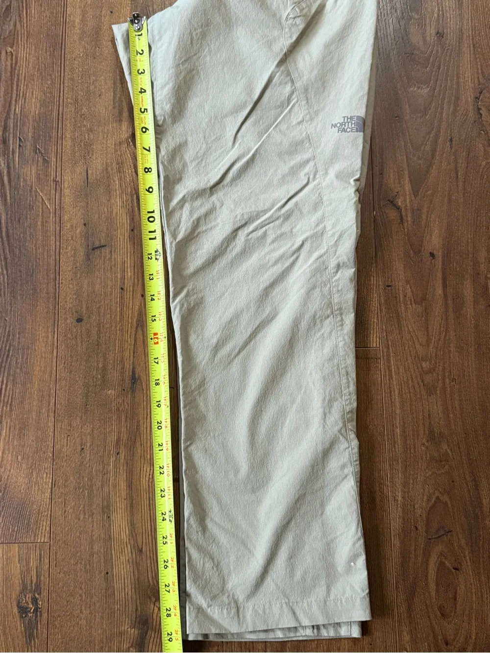 The North Face Men’s Hiking Pants Tan Beige Outdoor Trail Nylon Size 34 Regular